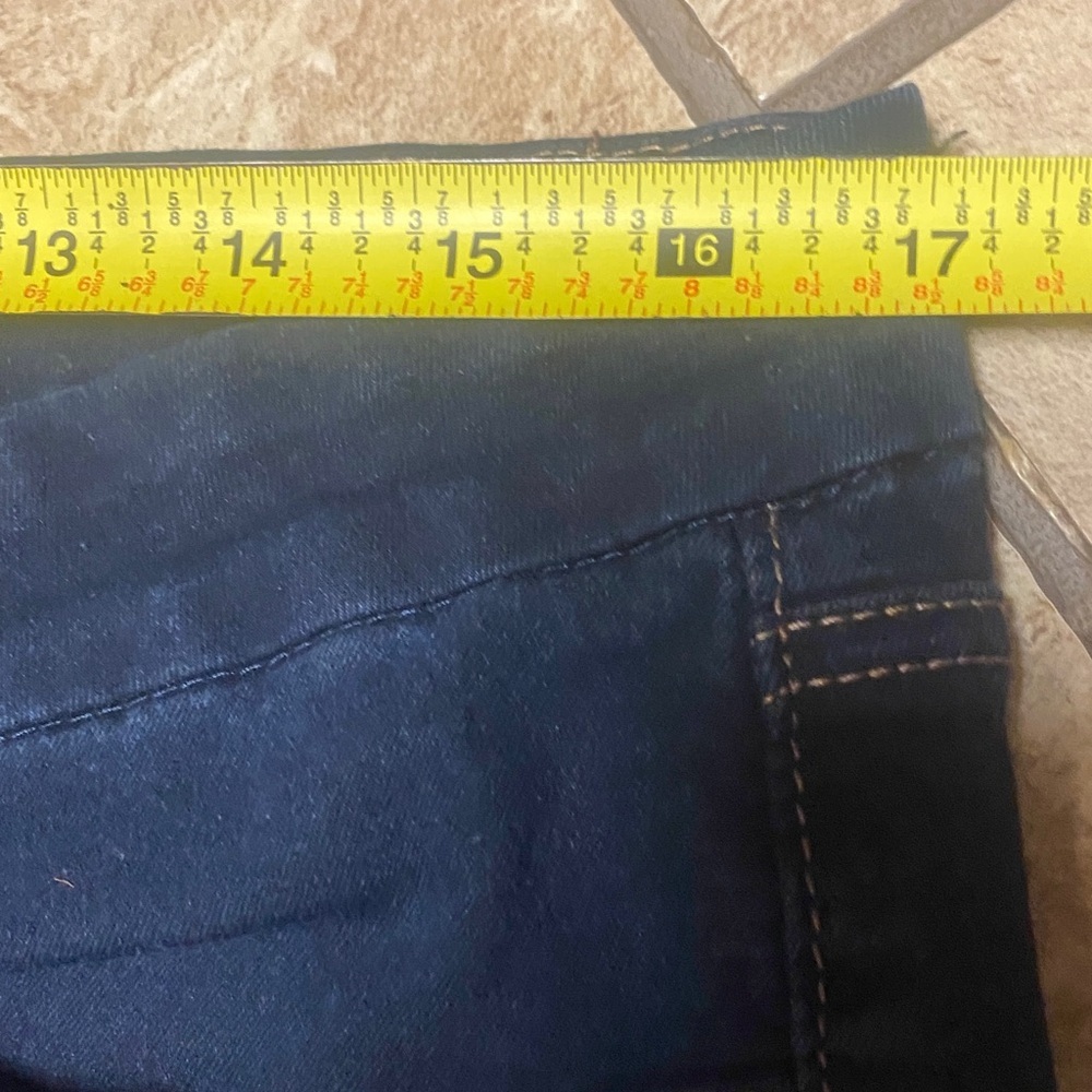 Nanette Lepore Size 12 Dark Blue High Rise Ankle Jeans Denim Chic Career - Picture 8 of 12